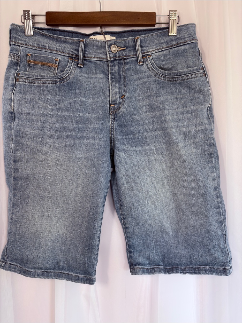 Levi's Light Blue Denim Bermuda Shorts - Classic